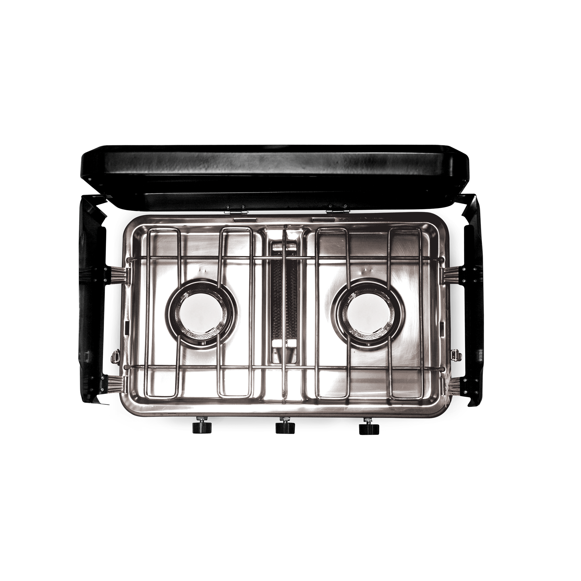 2 Burner Deluxe & Grill Camp Stove