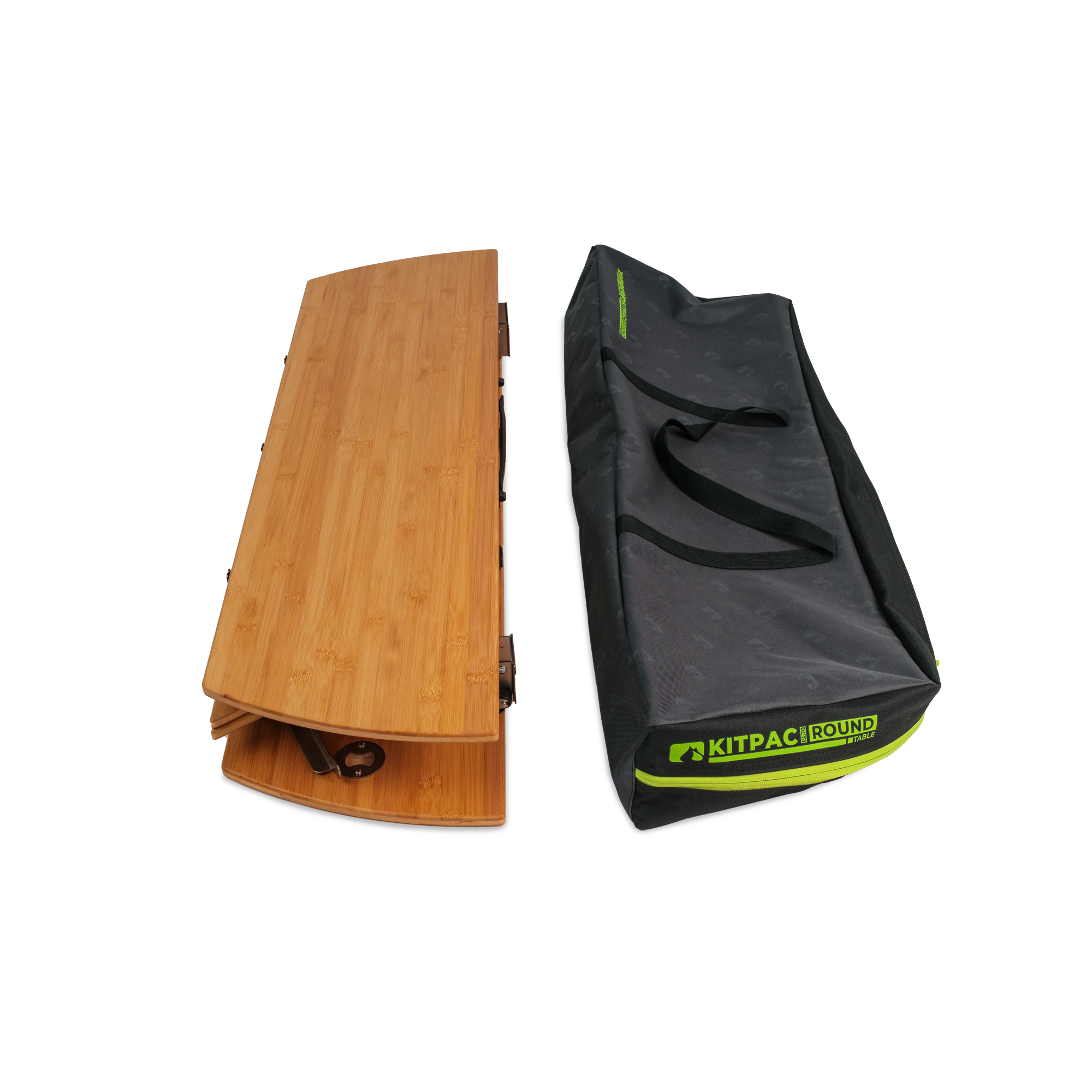 Kitpac Pro Round Bamboo Camp Table
