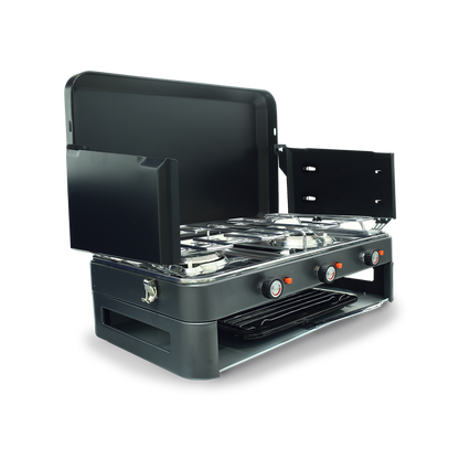 2 Burner Deluxe & Grill Camp Stove