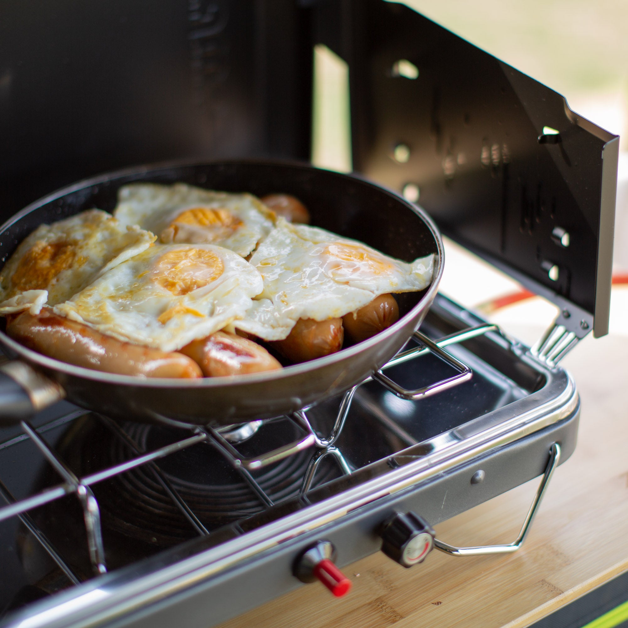 2 Burner Deluxe Wide Camp Stove