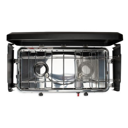 2 Burner Deluxe Wide Camp Stove