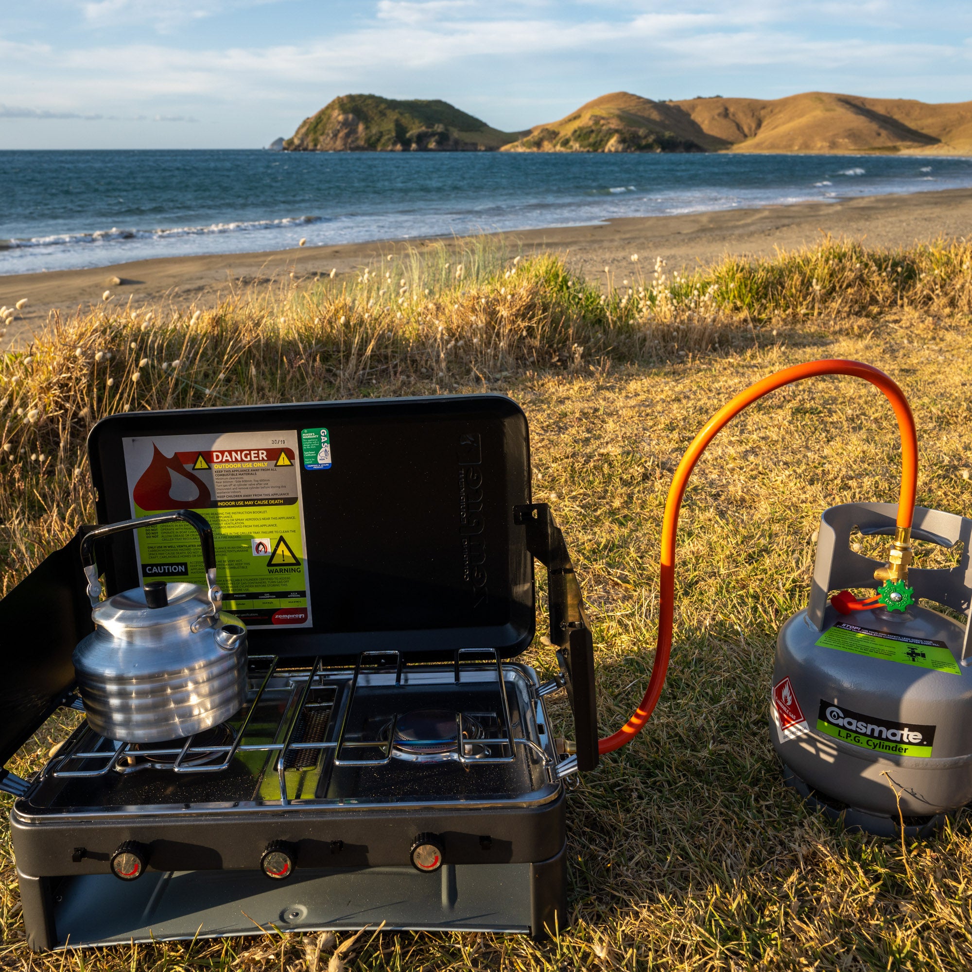 2 Burner Deluxe & Grill Camp Stove