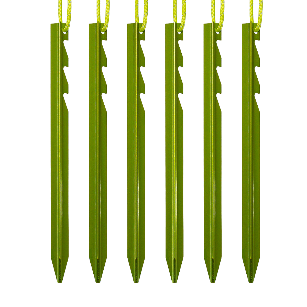 Aluminium Tri Tent Pegs / Stakes V2 (6pcs)