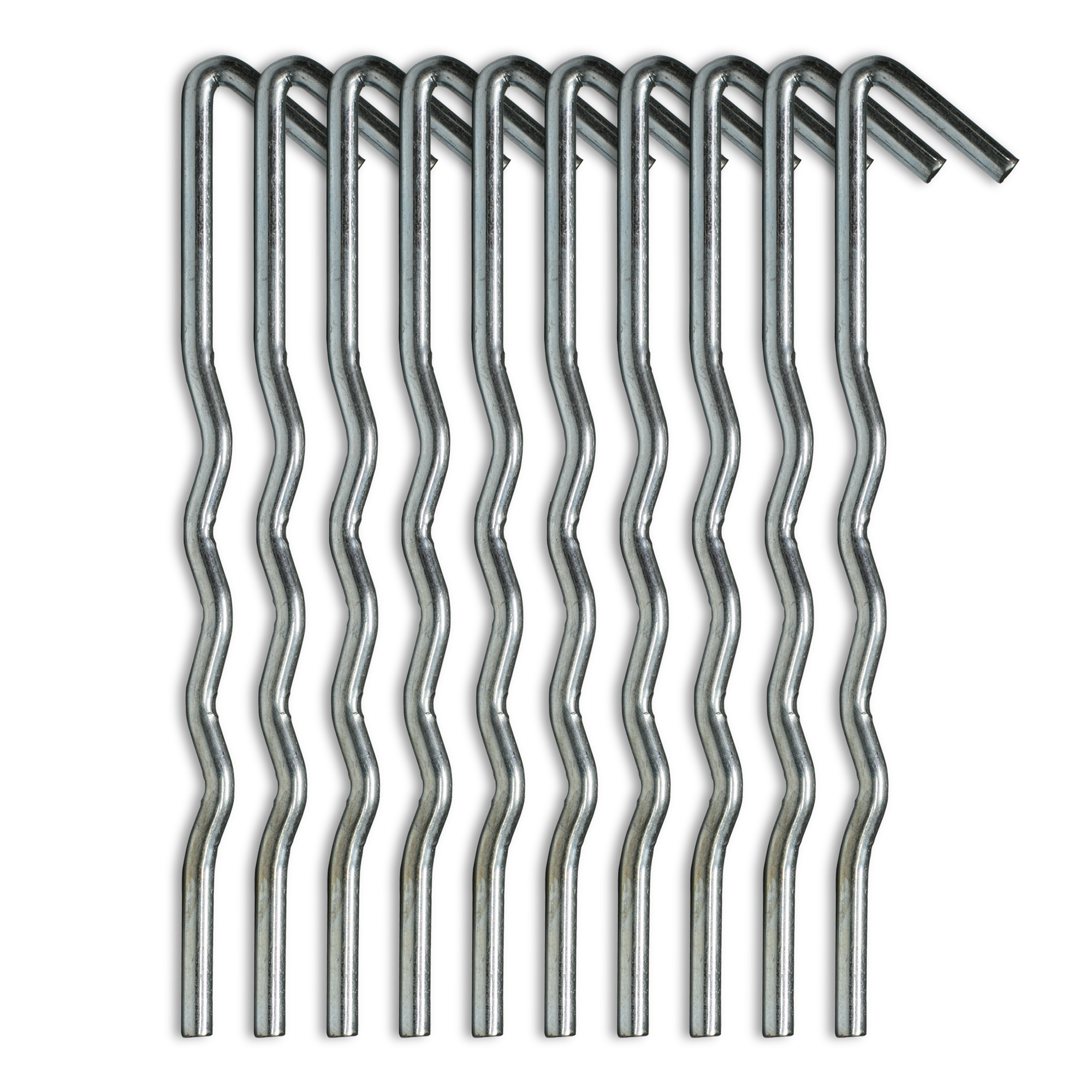 Crinkle Cut Tent Pegs / Stakes 8mm (10pcs)