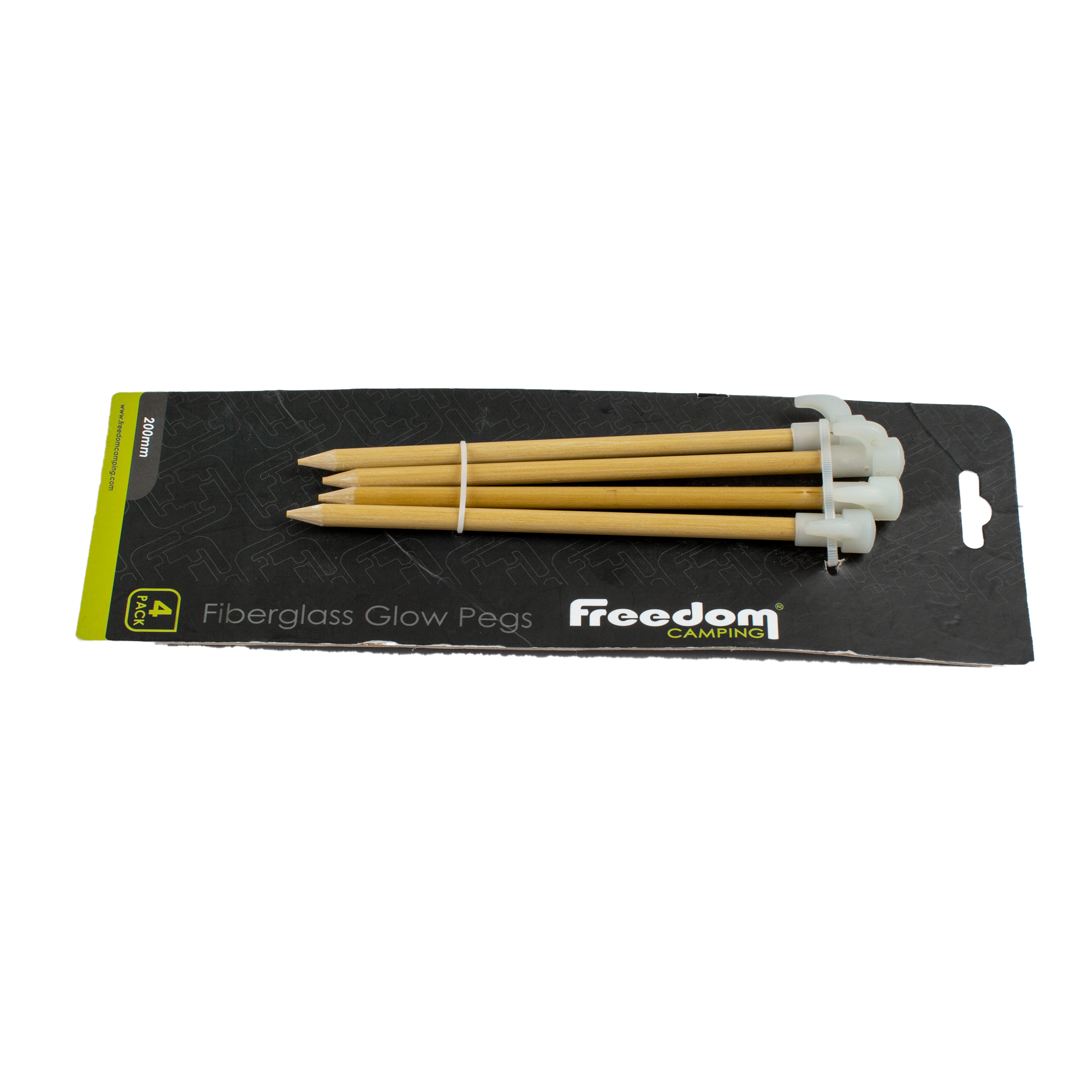 Fibreglass Glow Tent Pegs (4pcs) : Camping Gear
