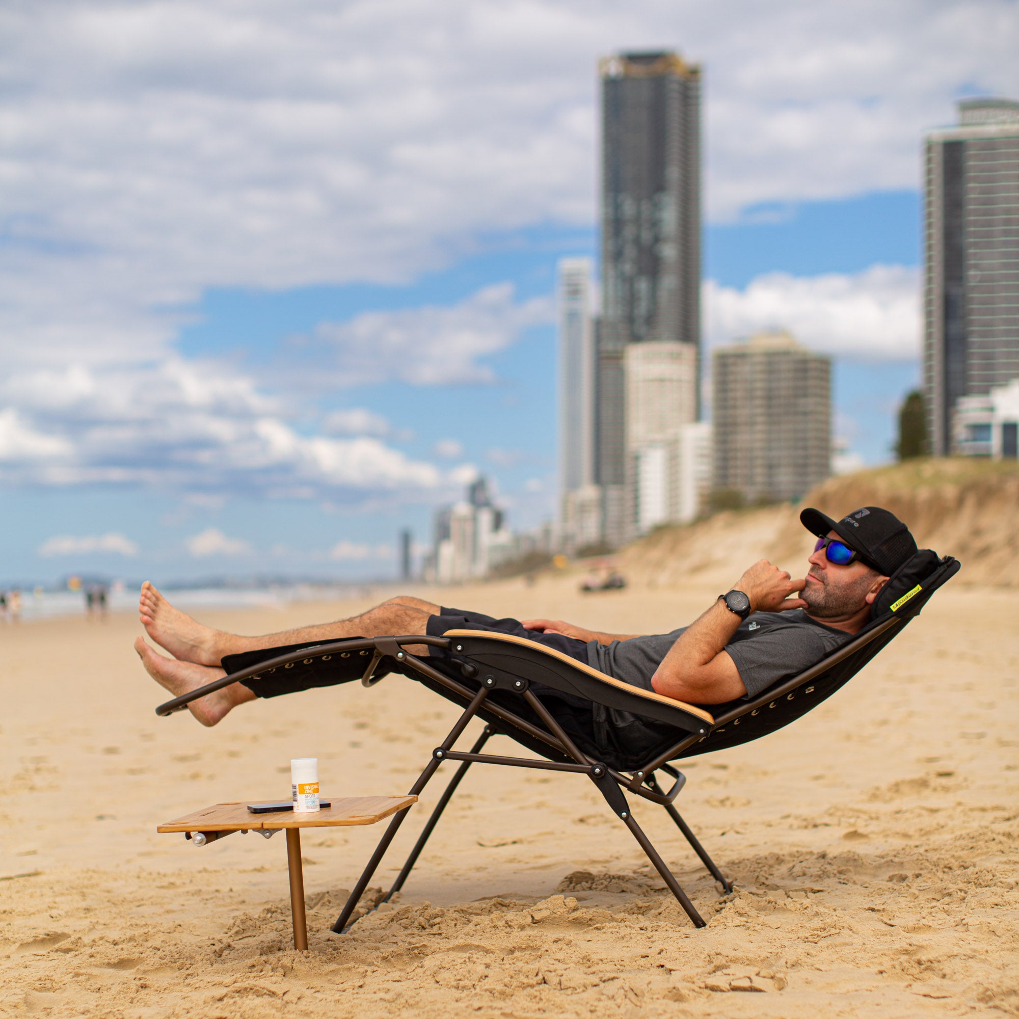 Halo Lounger Reclining Camp Chair