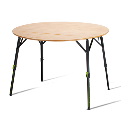 Kitpac Pro Round Bamboo Camp Table