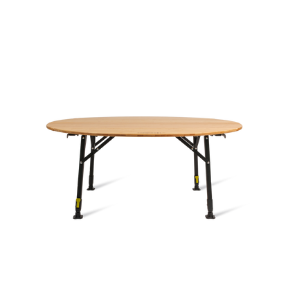 Kitpac Pro Round Bamboo Camp Table