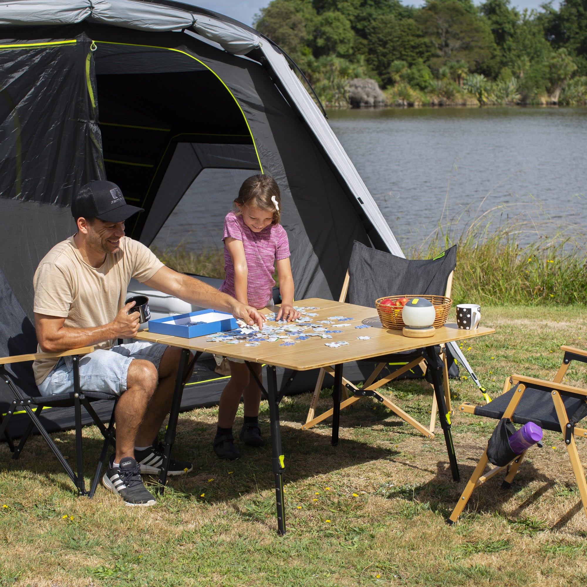 Kitpac Pro X-Large Bamboo Camp Table