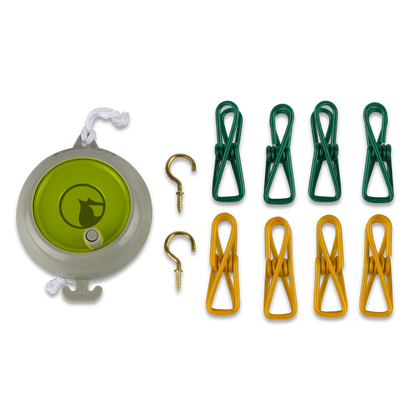 Wind Up Camp Clothes Line