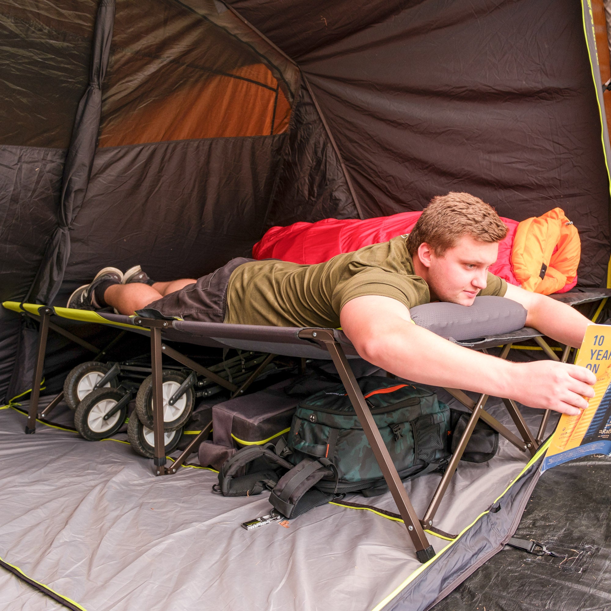 Z Leg Twin Camp Cot Stretcher