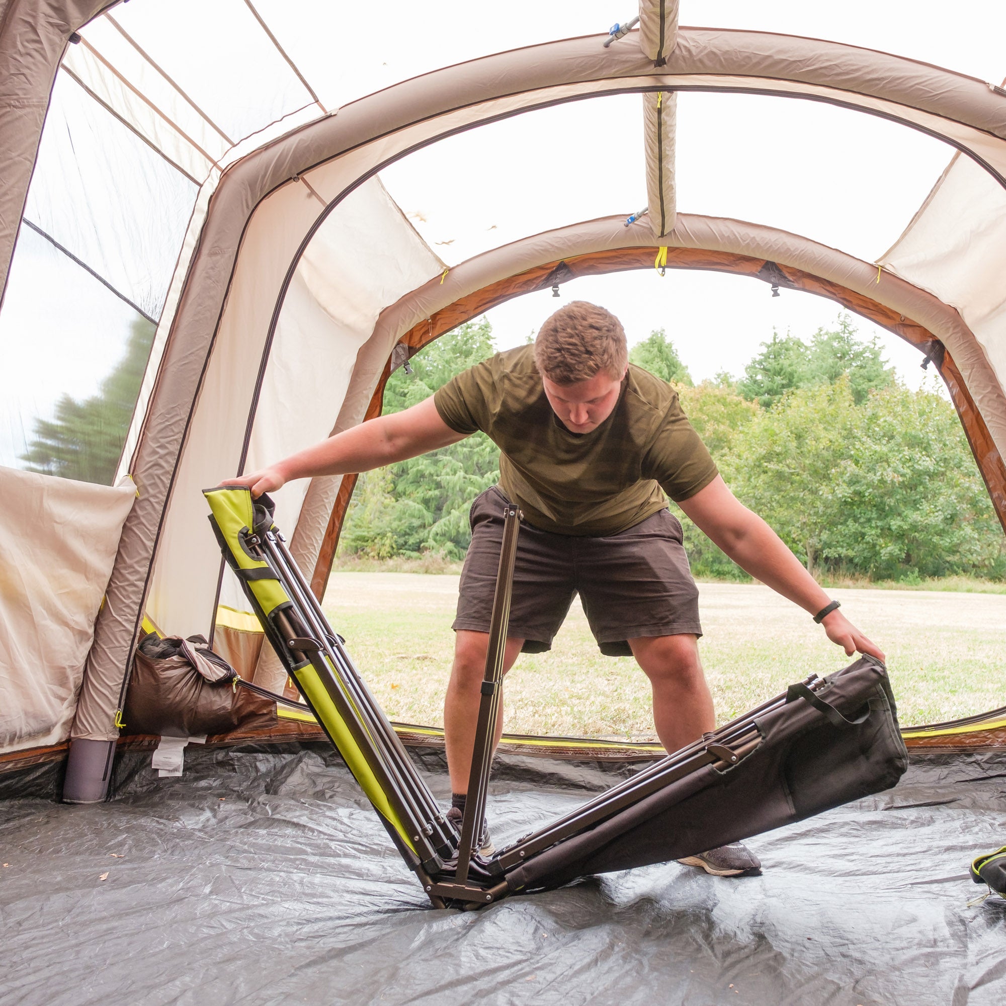 Z Leg Twin Camp Cot Stretcher