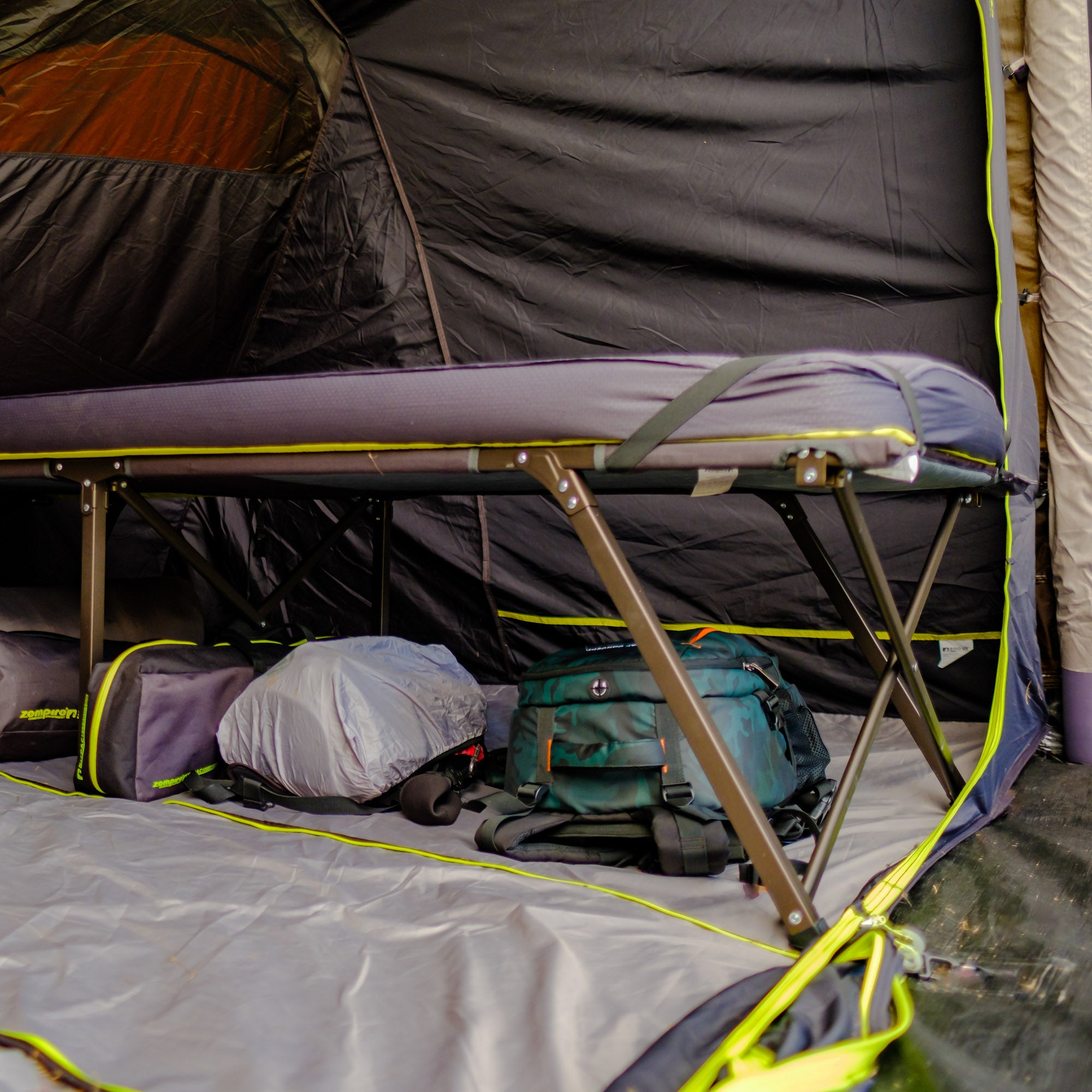 Z Leg King Single Camp Cot Stretcher