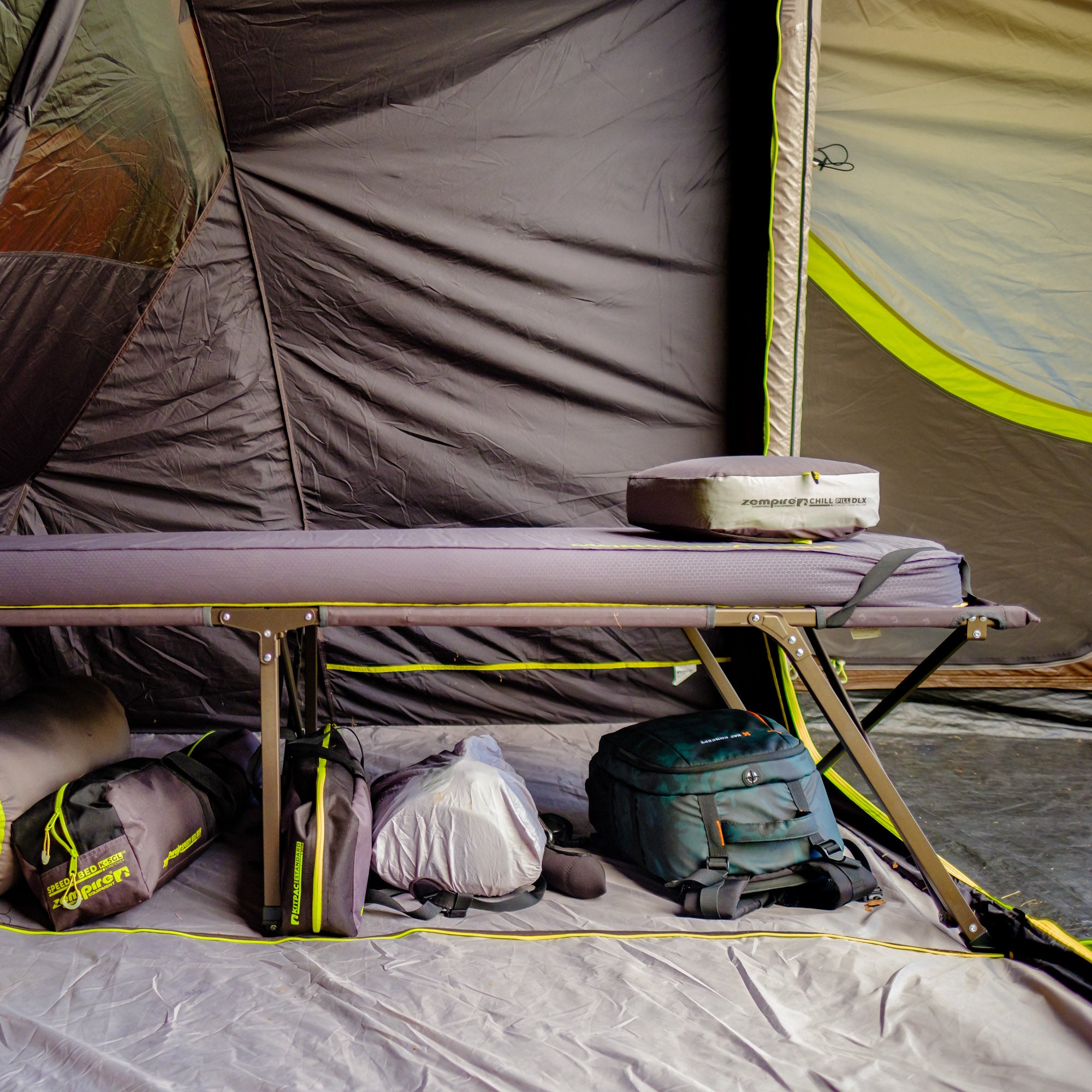 Z Leg King Single Camp Cot Stretcher