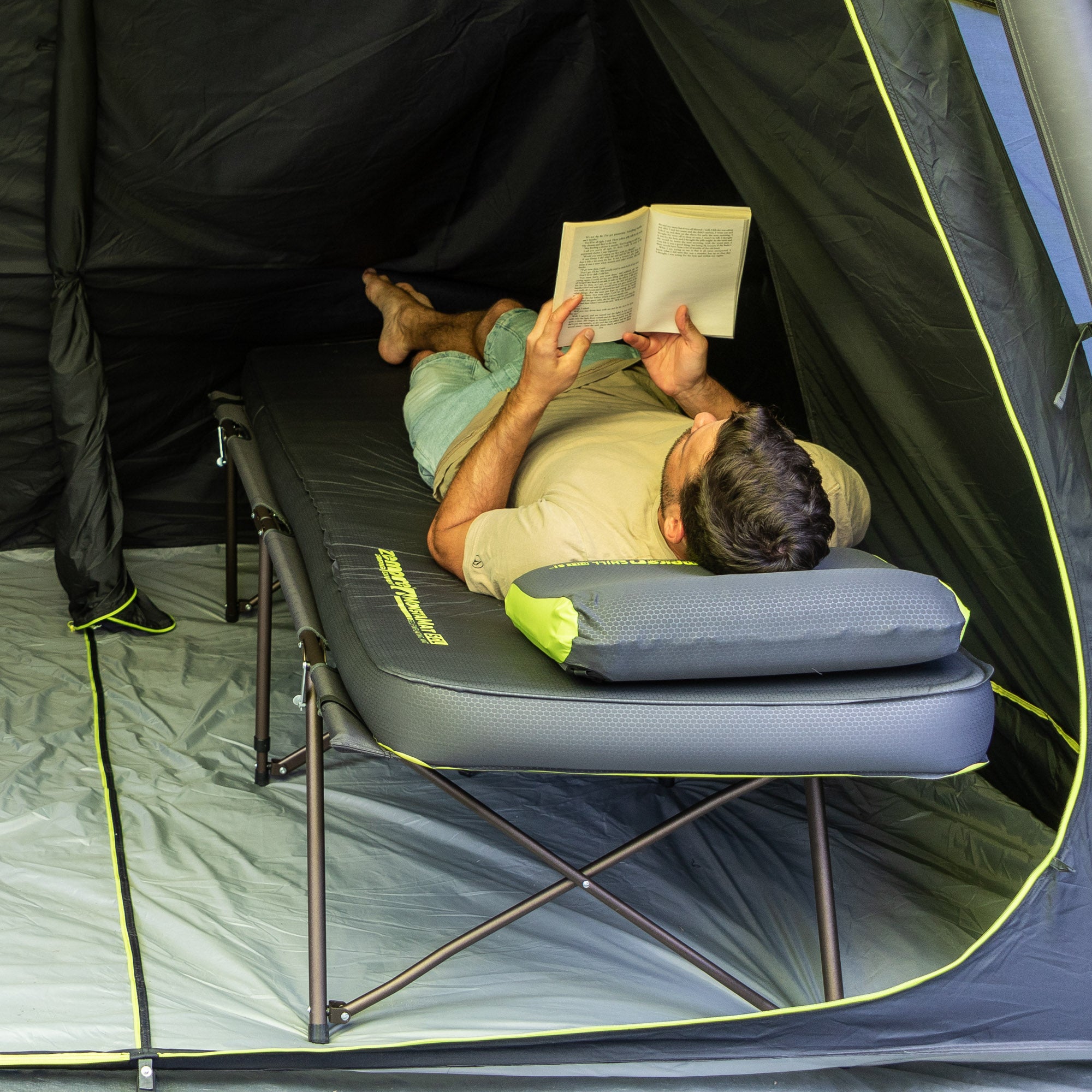Z Leg King Single Camp Cot Stretcher