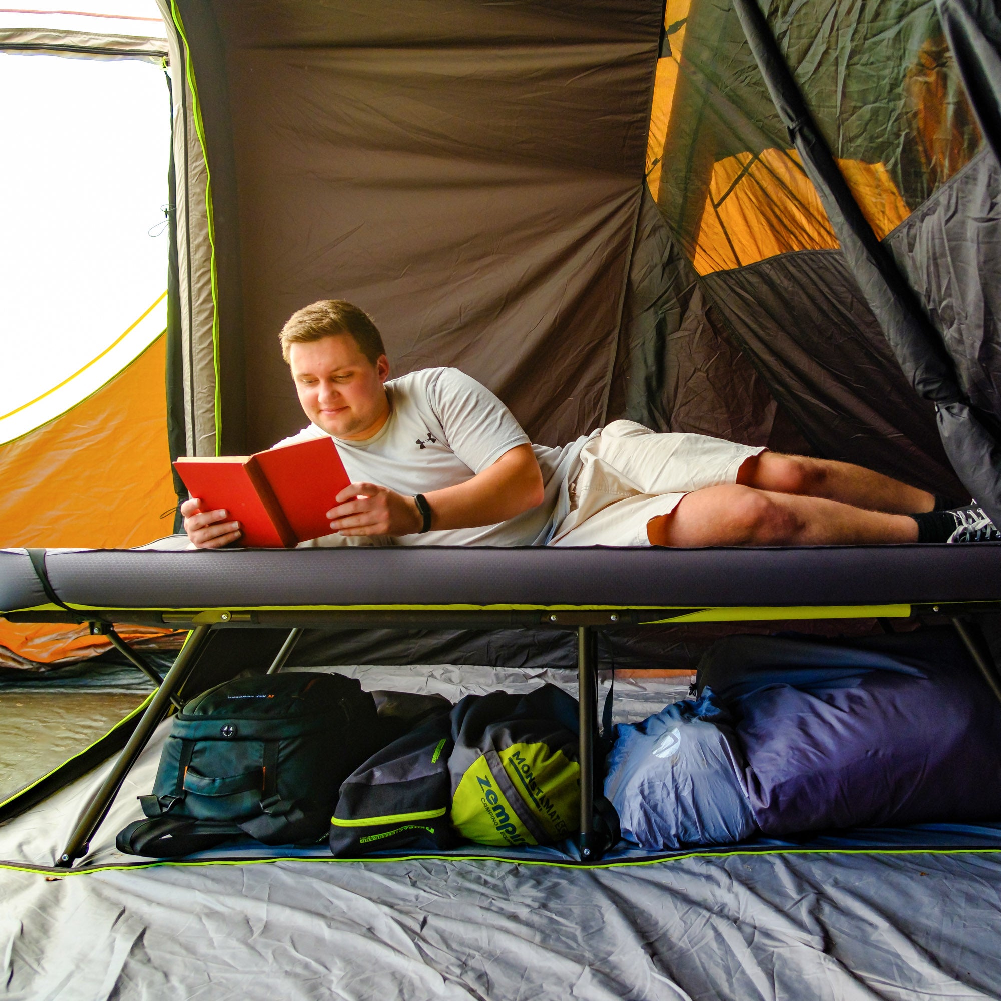 Z Leg Single Camp Cot Stretcher