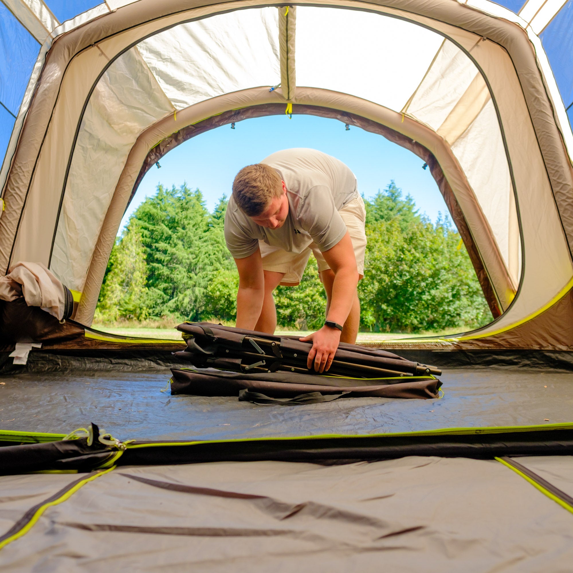 Z Leg Single Camp Cot Stretcher